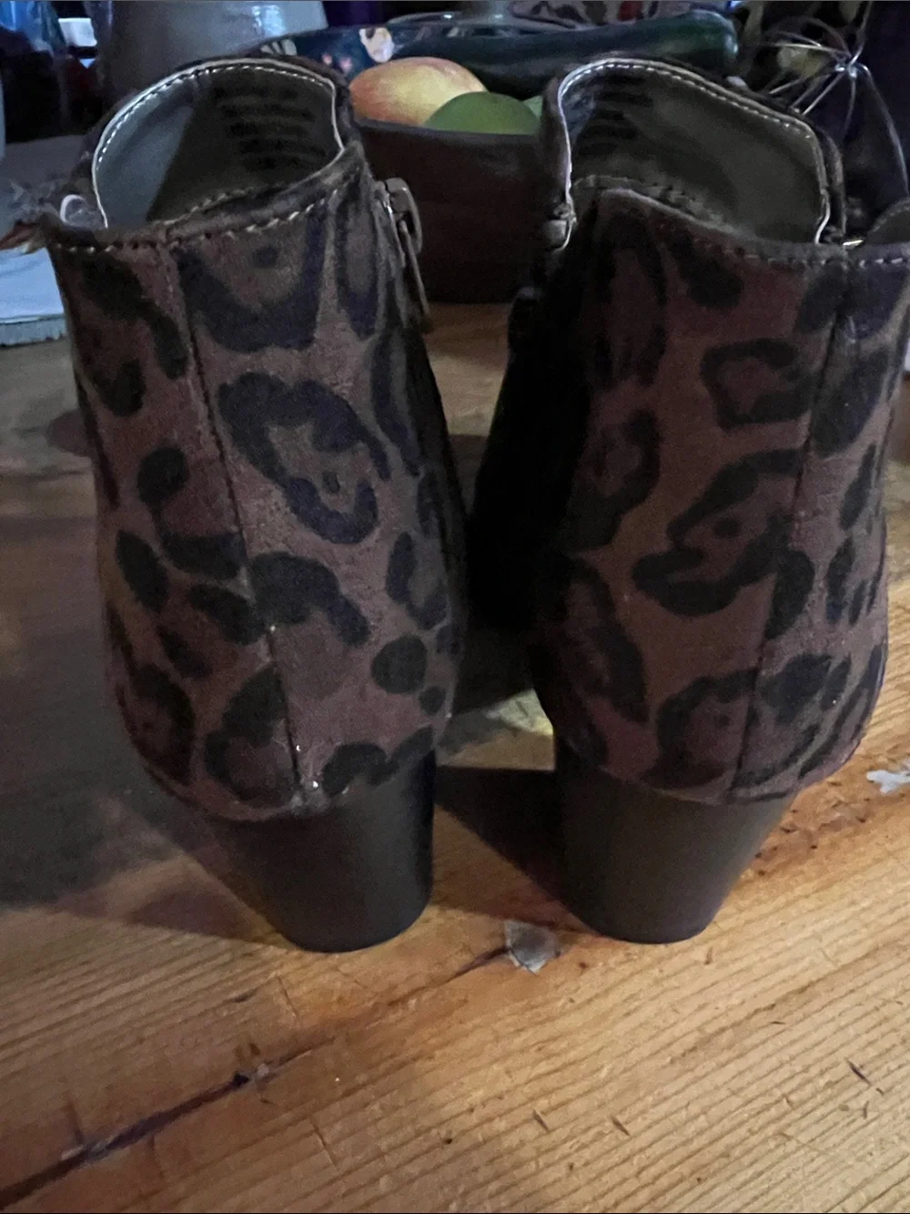 Style & Co Masrina Women’s Leopard Print Ankle Boots - sz 6.5